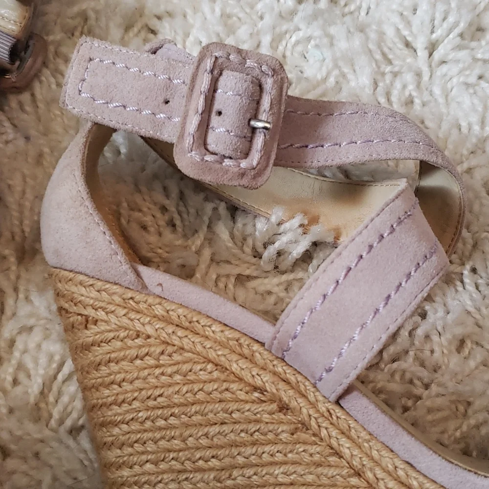 MARC FISHER leather platform sandals